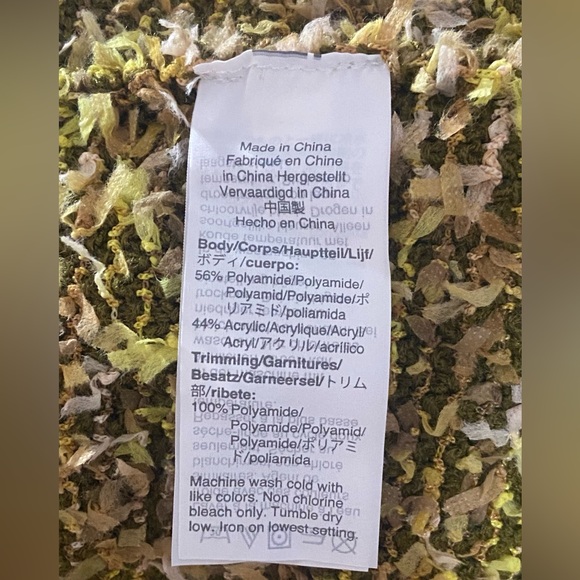 New”J.Crew open-front cropped jacket/sweater-SMALL- in gold tweed-not lined - Picture 8 of 8